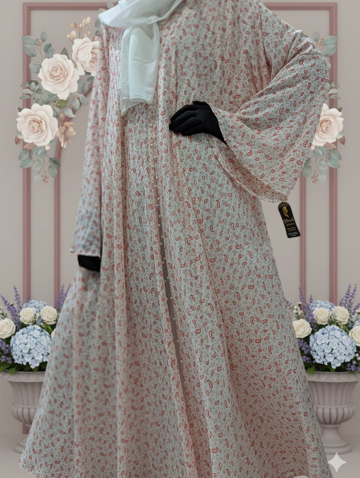 Korean Printed Abaya