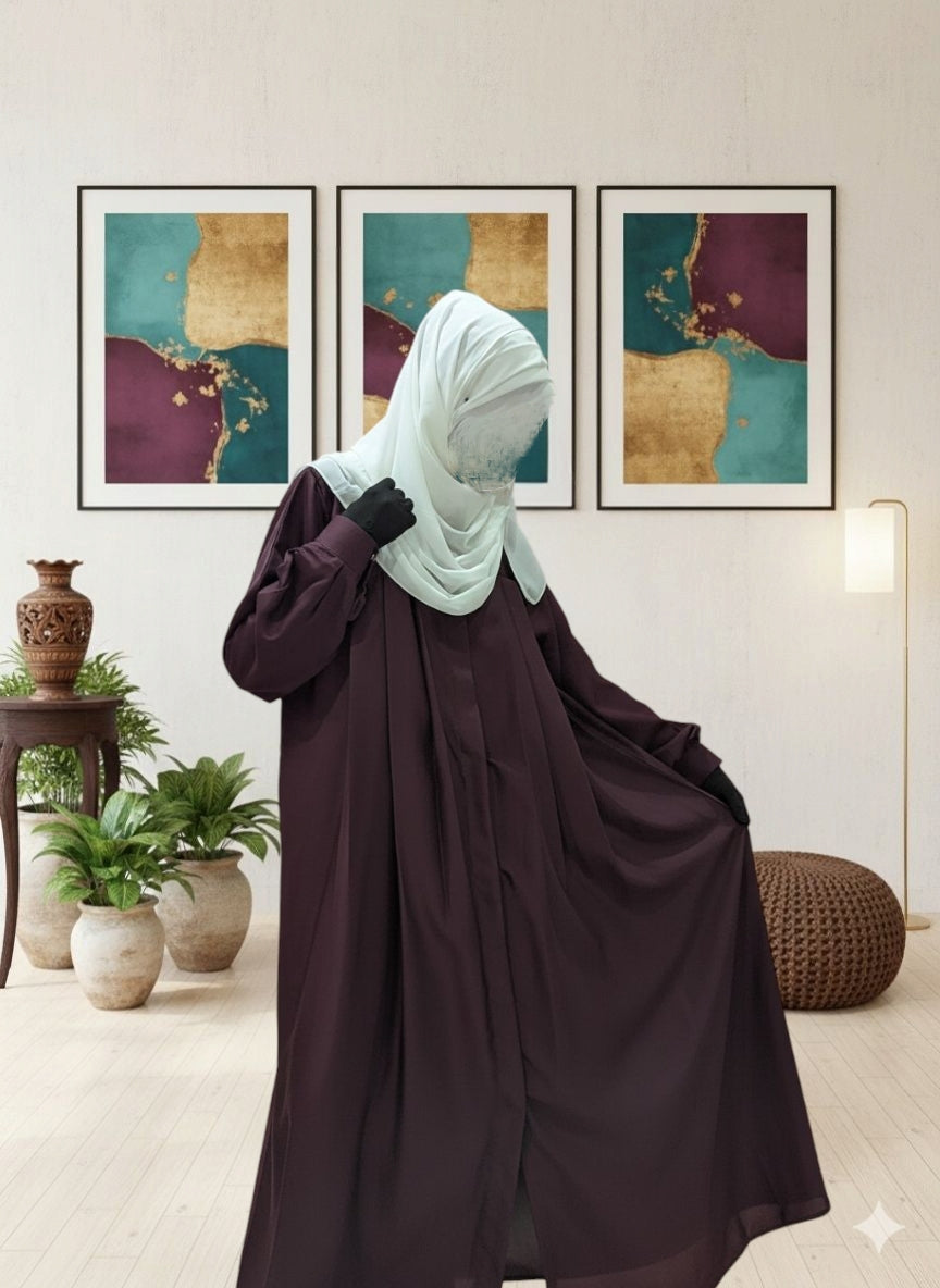 Abaya Inner with Elastic Sleeves