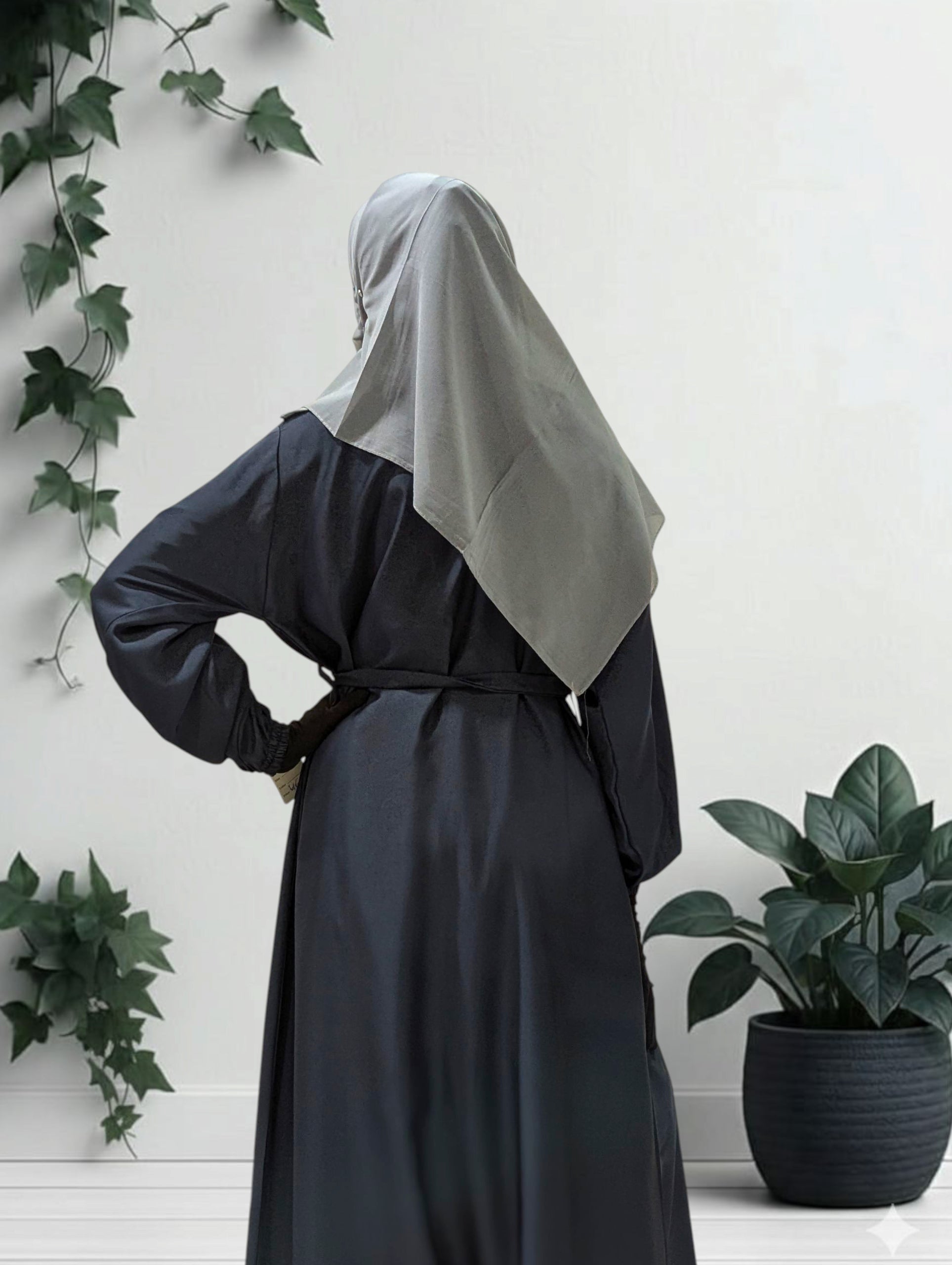 Grey Grace Abaya