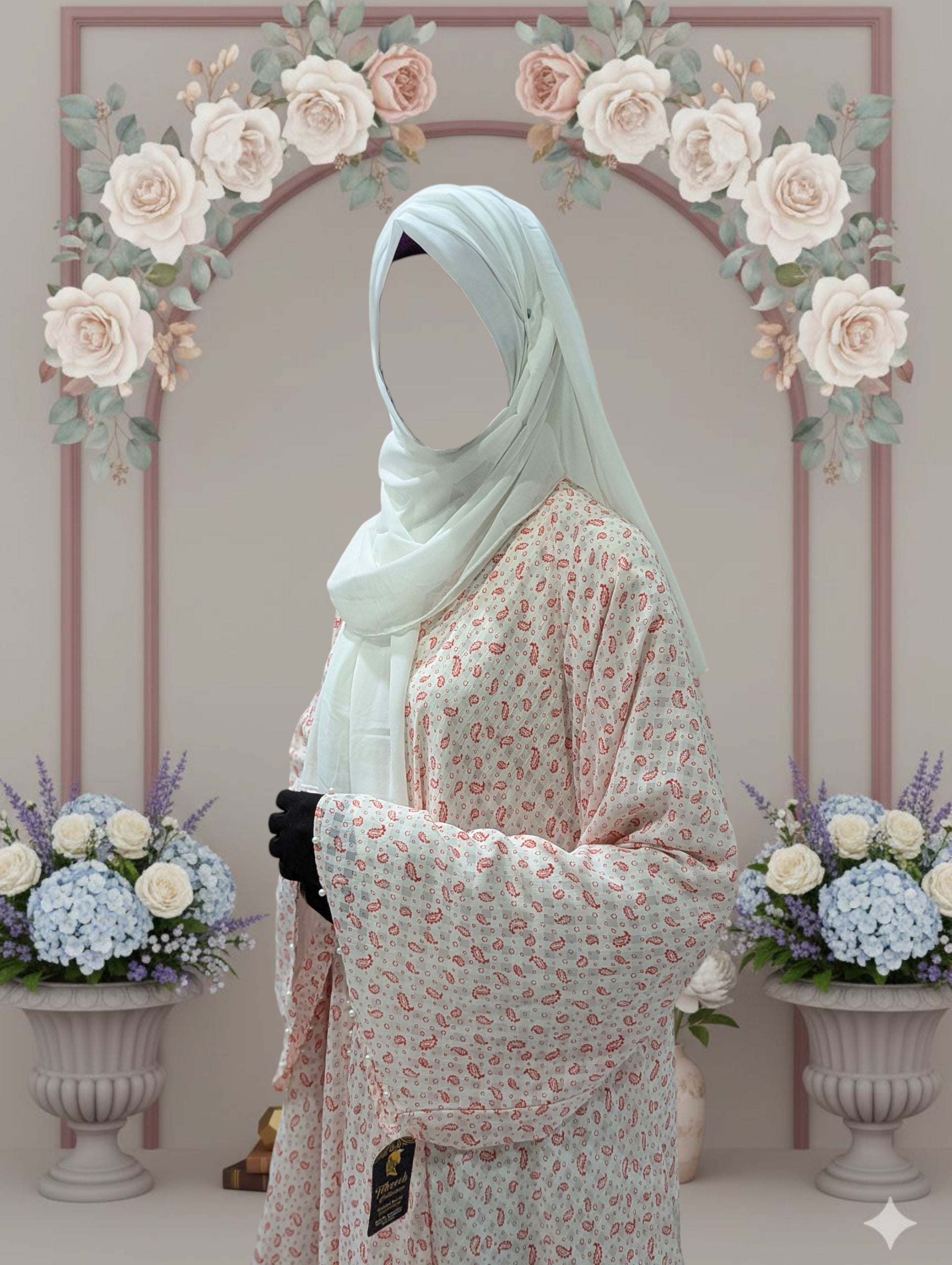 Korean Printed Abaya